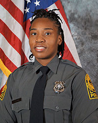 VCU PD Official Photo of Officer Hakilah Hudson in uniform