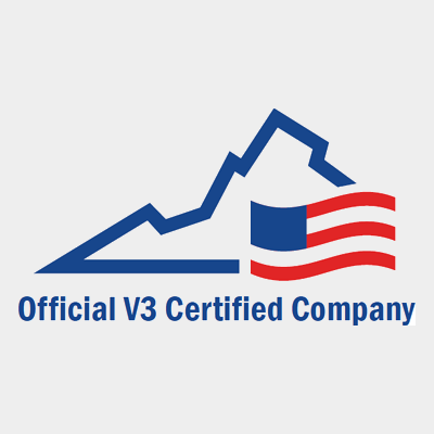 Official V3 Certified Company Emblem image.